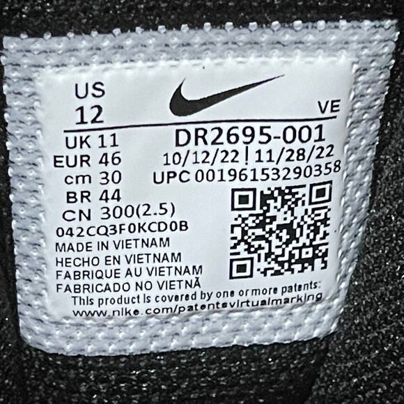 Nike Run Swift 3 Running Shoes Mens Black Red Sz 12 2,2,9,3:S-1466 - Picture 13 of 16